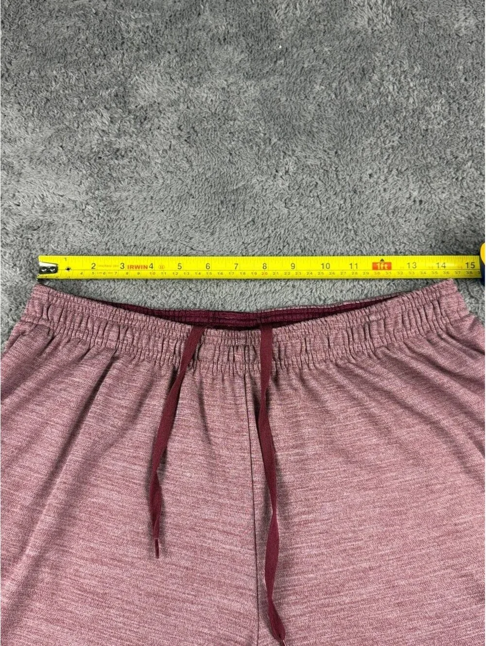Nike Dri-FIT Joggers Sweatpants Womens XL Burgundy Maroon Heather DQ5057-638